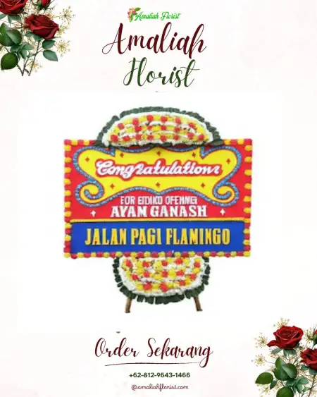 Sewa Papan Bunga Mekar Agung
